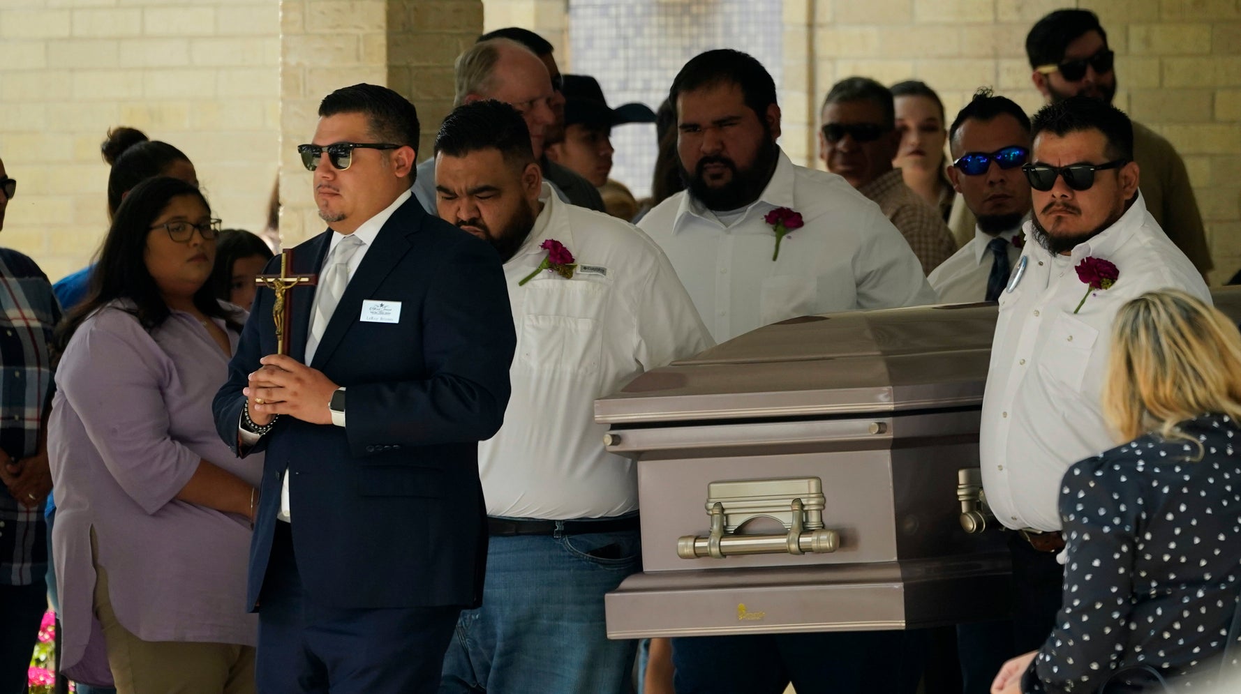 Mourners Gather For Funerals For Uvalde Teacher And Husband Mourners Gather For Funerals For Uvalde Teacher And Husband