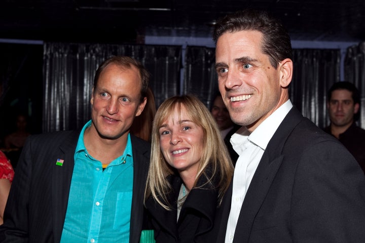 Actor Woody Harrelson, Kathleen Biden and Hunter Biden in 2009.