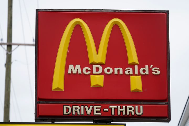 A McDonald's restaurant sign (AP Photo/Matt Rourke)