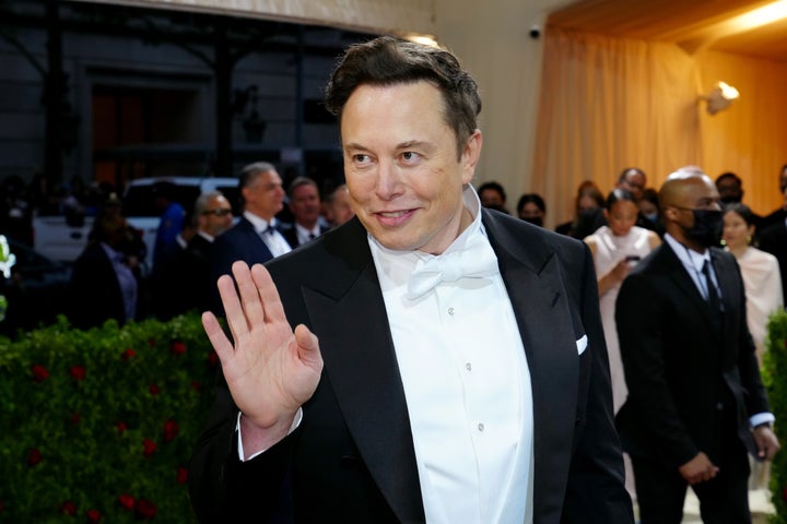 Elon Musk, en la Gala Met.