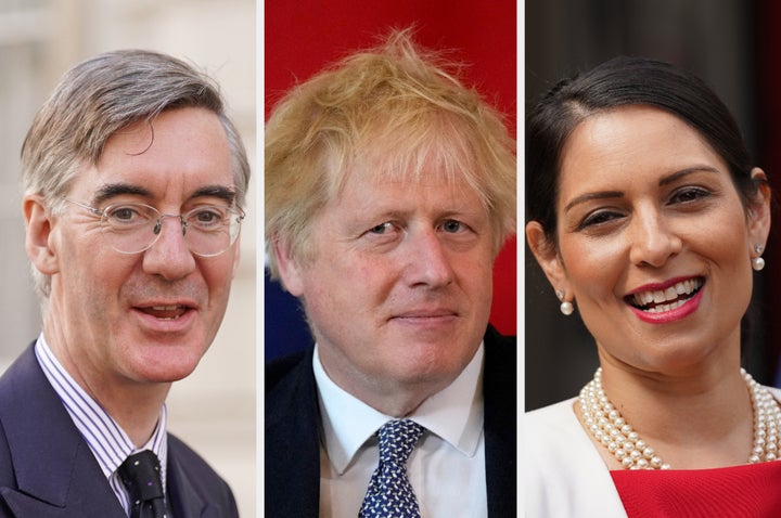 Rees-Mogg, Johnson and Patel