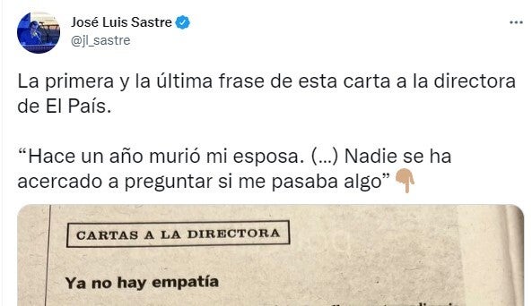 La carta viral a la directora de 'El País'.