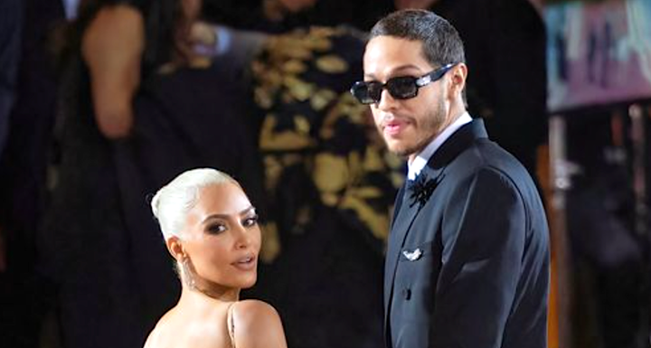 Kim Kardashian and Pete Davidson at the Met Gala in May. The two still seem to be going strong since her appearance on "Saturday Night Live" in October.