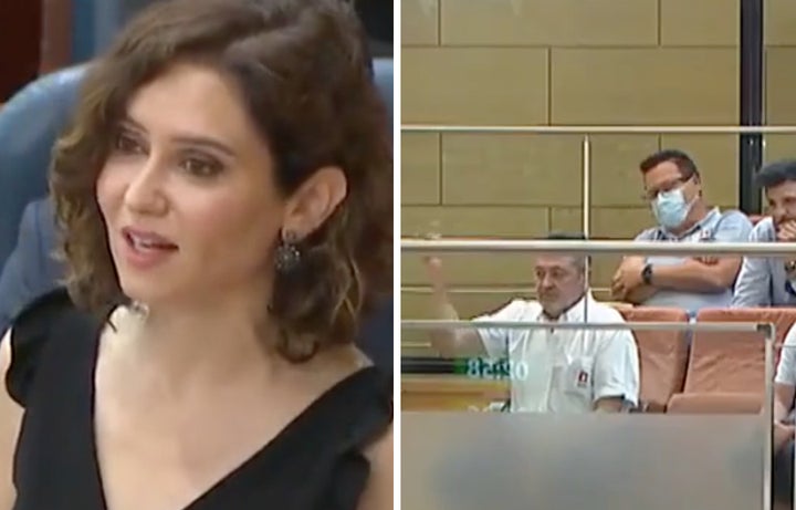 Ayuso habla sobre el taxi y provoca esta reacción de los taxistas.