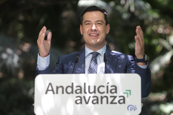 El candidato del PP-A a la Junta, Juanma Moreno.