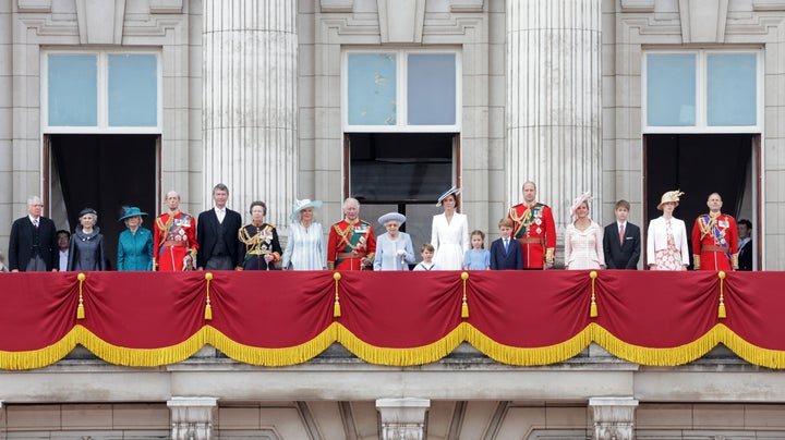 Foto de familia en el balcón de Buckingham.