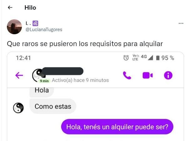 El tuit con la conversación que se ha hecho viral.