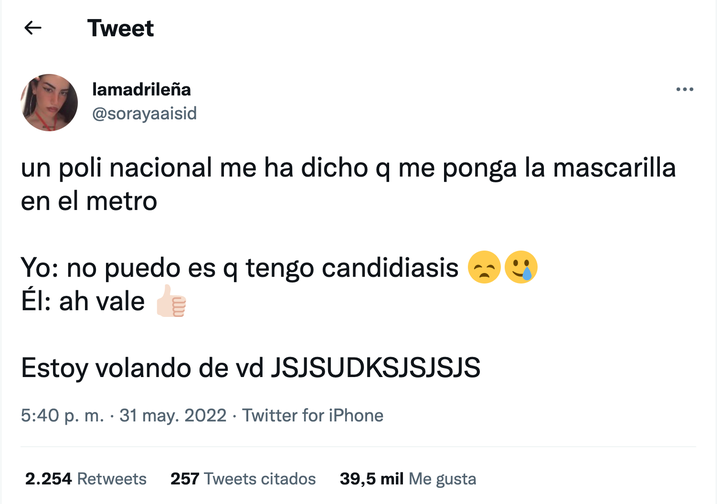 Tuit sobre Metro.