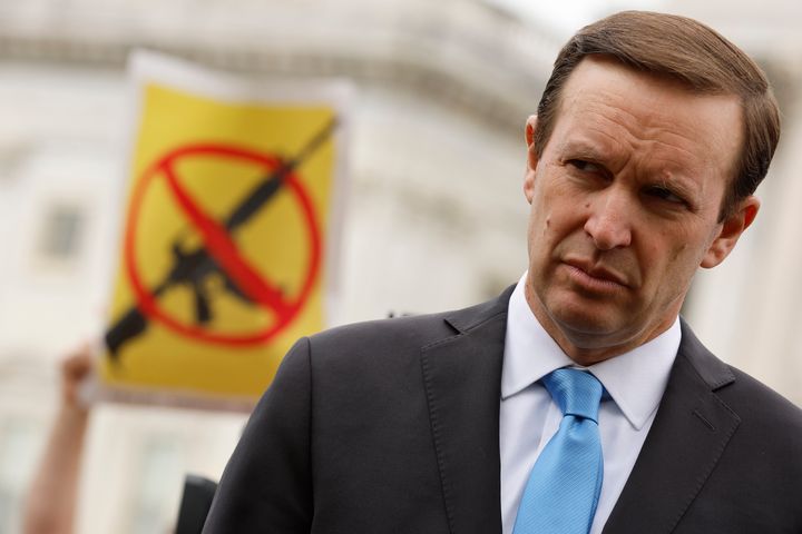 Sen. Chris Murphy (D-Conn.) is once again trying to craft a compromise package of gun reforms following mass shootings in Buffalo, New York, and Uvalde, Texas. 