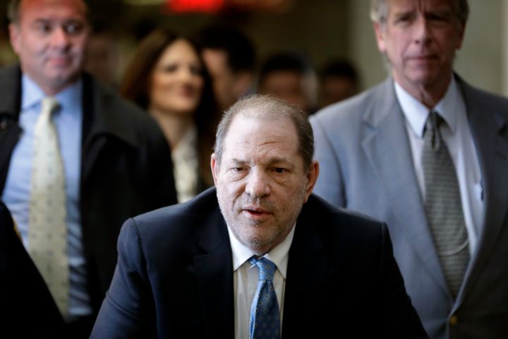 Harvey Weinstein, seen in early 2020, has had his rape conviction upheld by an appeals court. The 70-year-old was convicted of rape in the third degree and committing a criminal sex act.