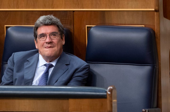El ministro de Seguridad Social, José Luis Escrivá, en el Congreso