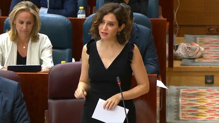 Isabel Díaz Ayuso en la Comunidad de Madrid.
