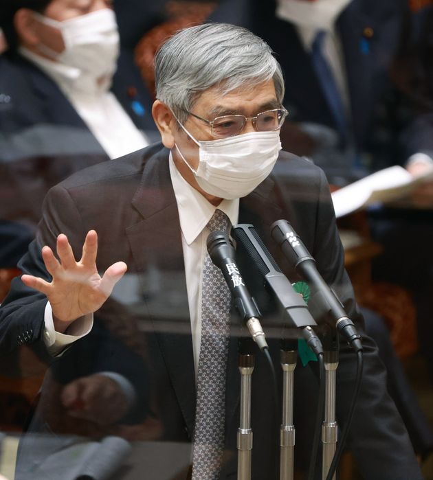 日本銀行の黒田東彦総裁（2022年5月30日撮影）