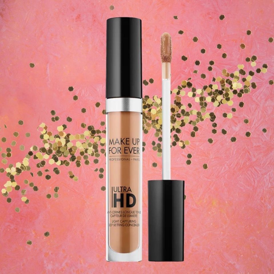 A creamy self-setting concealer that melts into the skin