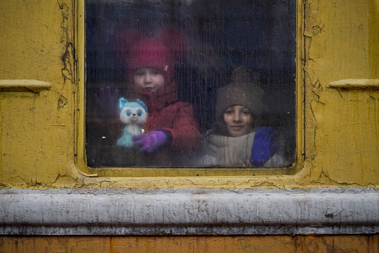 The U.N. refugee agency UNHCR estimates that about 6.8 million people have been driven out of Ukraine at some point during the conflict.