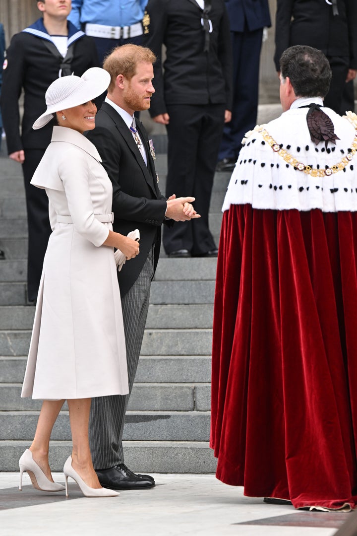 Los duques de Sussex.