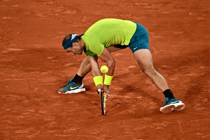 Nadal haciendo cosas de Nadal
