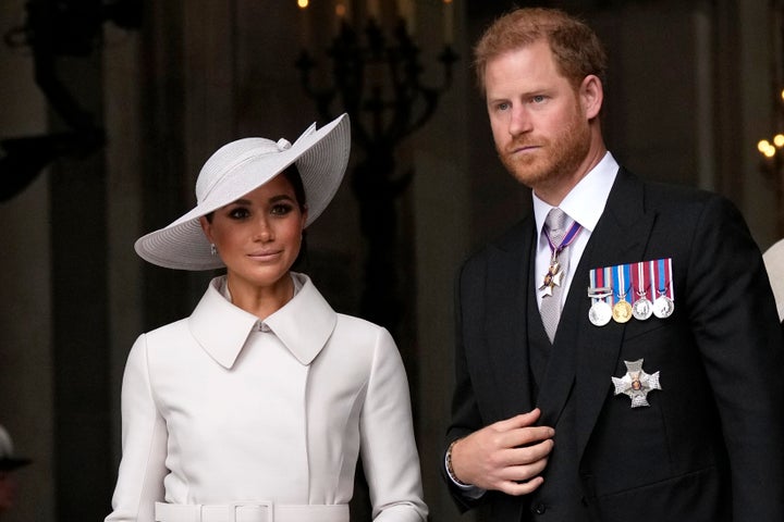 Meghan y Harry, en la misa en la Catedral de San Pablo.