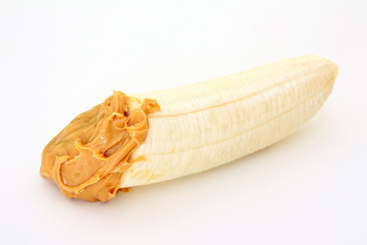 It may not be the most beautiful of snacks, but peanut butter and a banana can help you get back to sleep at night.