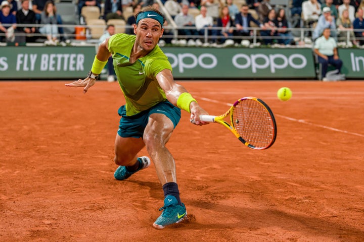 Rafa Nadal durante la semifinal de Roland Garros.