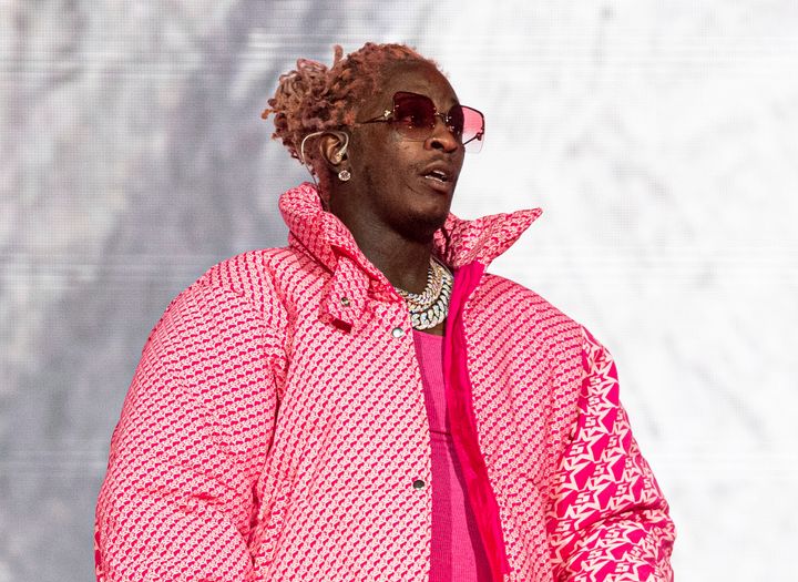 Georgia officials have arrested an 18-year-old who they say threatened online to kill a sheriff and his wife over the arrest of rappers Young Thug and Gunna and others. (Photo by Amy Harris/Invision/AP, File)