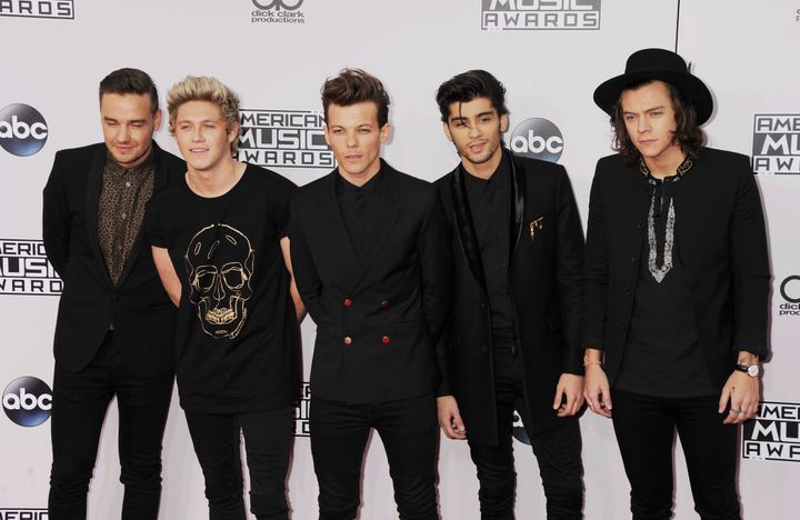 One Direction in 2014, shortly before Zayn's departure