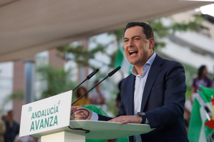 Juanma Moreno, en Málaga