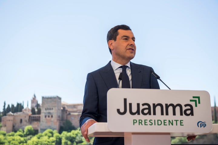Moreno, en un acto en Granada