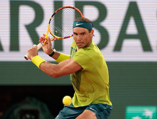 Rafael Nadal, ici lors de sa demi-finale contre Alexander Zverev à Roland-Garros, le 3 juin 2022.