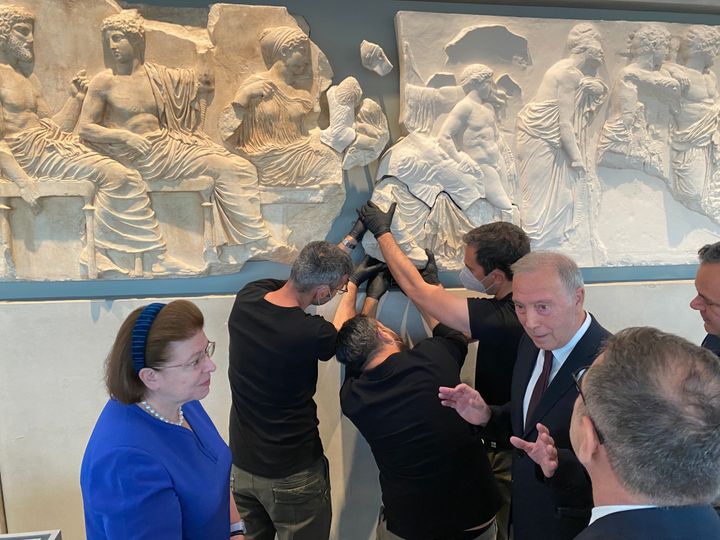 Η ιστορική στιγμή στο Μουσείο Ακρόπολης