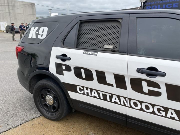 Coche de la Policía de Chattanooga, Tennessee.