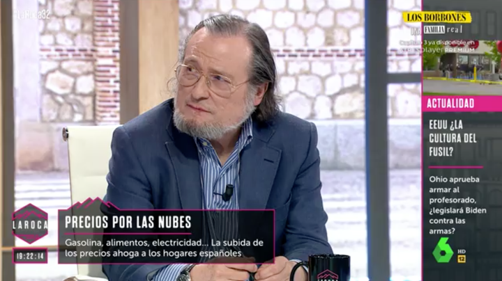 El economista Santiago Niño Becerra, en 'La Roca'.
