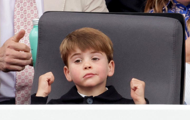 Prince Louis on day four of the Platinum Jubilee celebrations for Queen Elizabeth II.