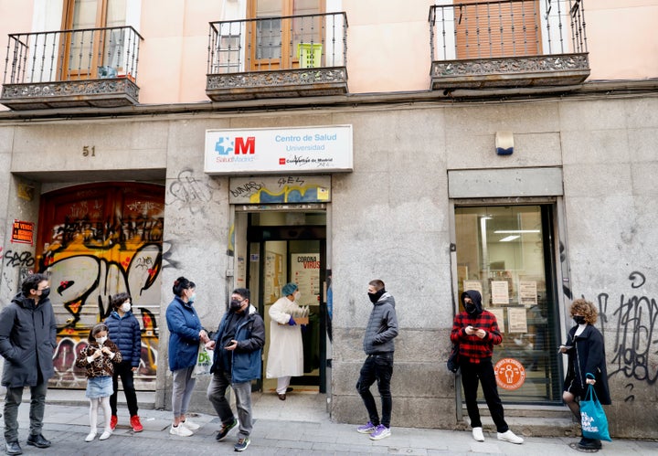 Centro de Salud en el centro de Madrid.