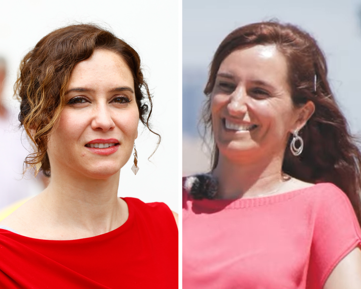 Mónica García e Isabel Díaz Ayuso.