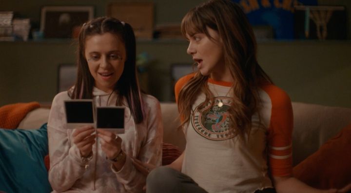 Birdy (Bel Powley) and Maggie (Emma Appleton) in Everything I Know About Love 