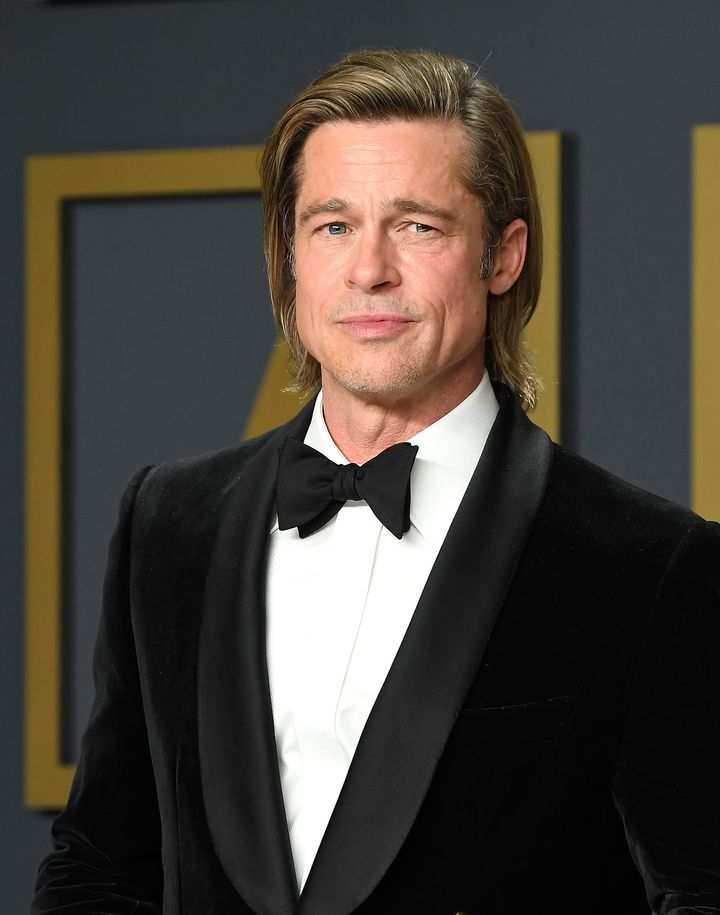Brad Pitt at the Oscars in 2020