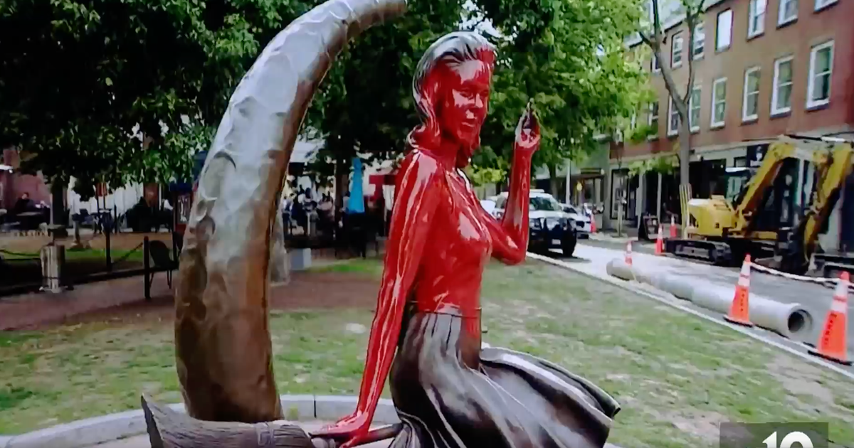 Salem's 'Bewitched' Statue Vandalized With Red Paint HuffPost Weird News