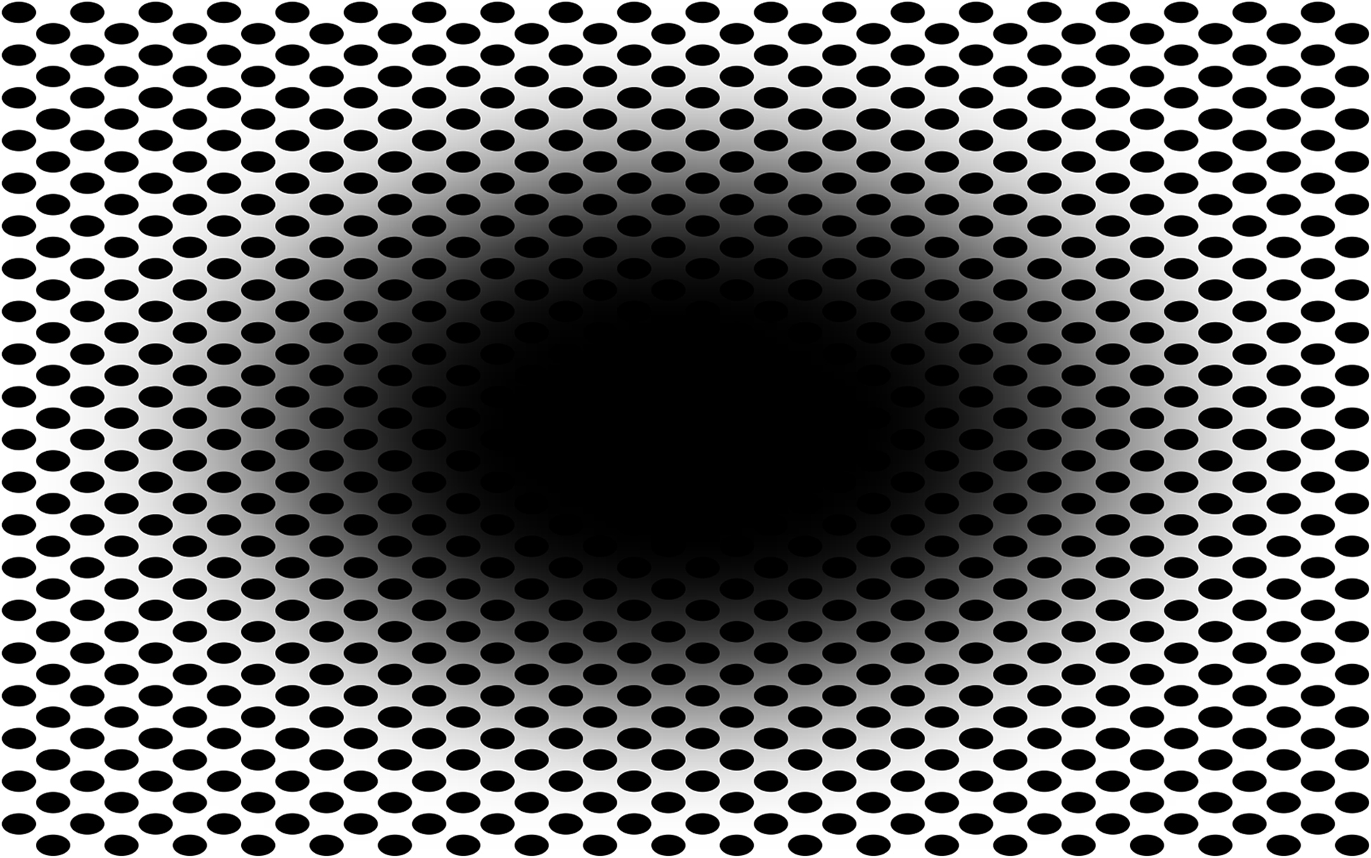 この黒い穴、あなたにはどう見える？ 86％の人には動いて見える【錯視 ...