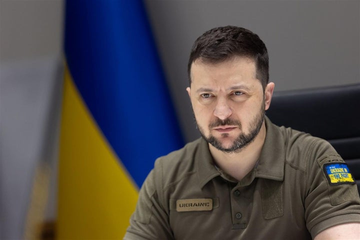 El presidente de Ucrania, Volodimir Zelenski.
