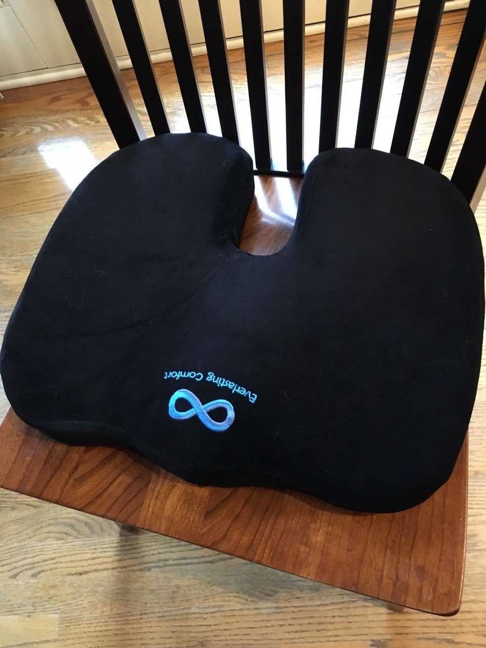 Orthopedic Gel Seat Cushion-Office Chair Cushion w/ 90% More Memory Foam  for Sitting Comfort-Ergonomic for Coccyx, Tailbone, Sciatica & Back Pain