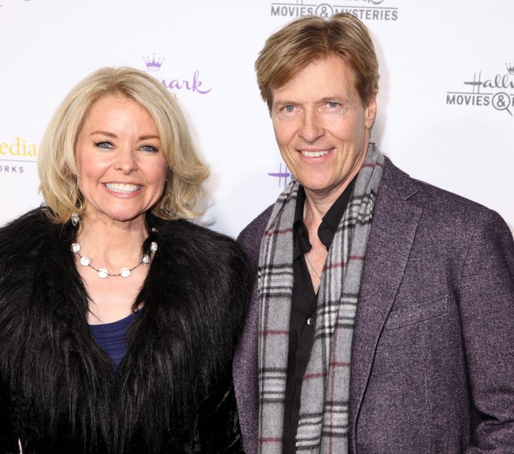 Kristina Wagner and Jack Wagner attend the 2015 Television Critics Association Press Tour.