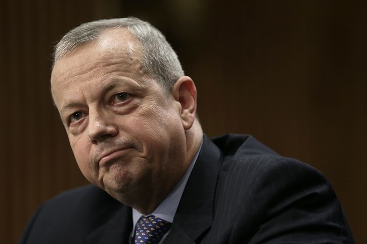 Retired Marine Corps Gen. John Allen, special presidential envoy for the global coalition to counter ISIL testifies before the Senate Foreign Relations Committee February 25, 2015 in Washington, DC.