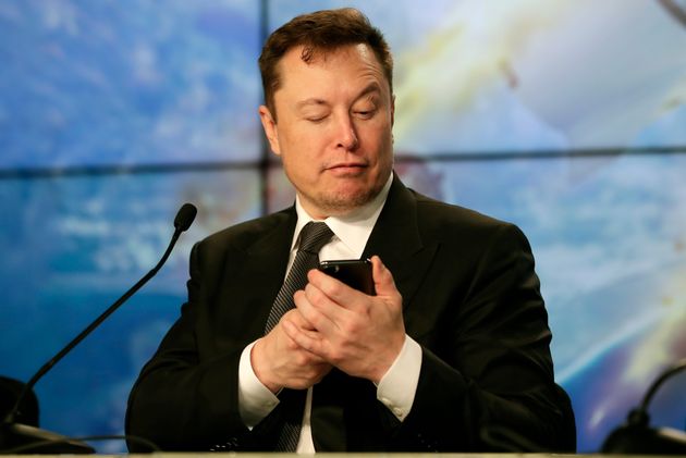 Elon Musk, ici lors d'une conférence de presse au Kennedy Space Center à Cape Canaveral,...