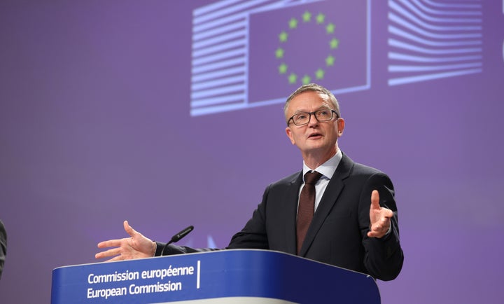 El portavoz de la Comisión Europea, Eric Mamer, en una imagen de archivo.
