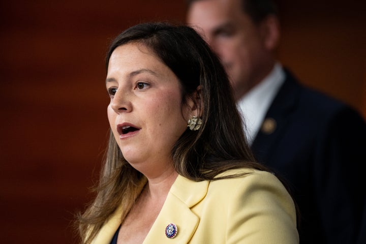 Republican Conference Chair Elise Stefanik (R-N.Y.) endorsed Carl Paladino's bid for a Buffalo-area congressional seat.