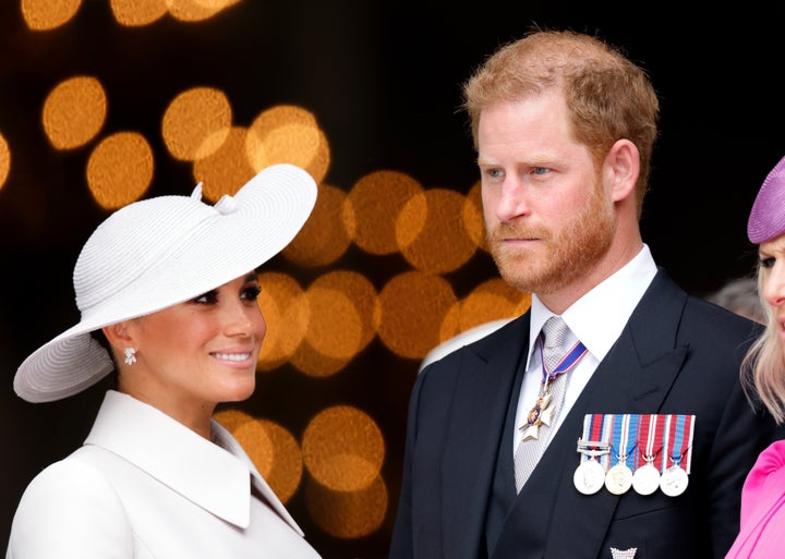 Meghan y Harry, en la misa en la Catedral de San Pablo.