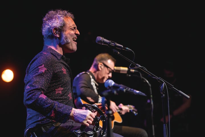Carlos Tarque y Ricardo Ruipérez en el cocierto de 'En petit comité'.