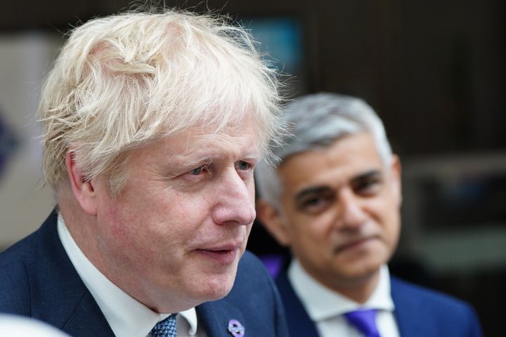 Prime Minister Boris Johnson and Mayor of London Sadiq Khan.