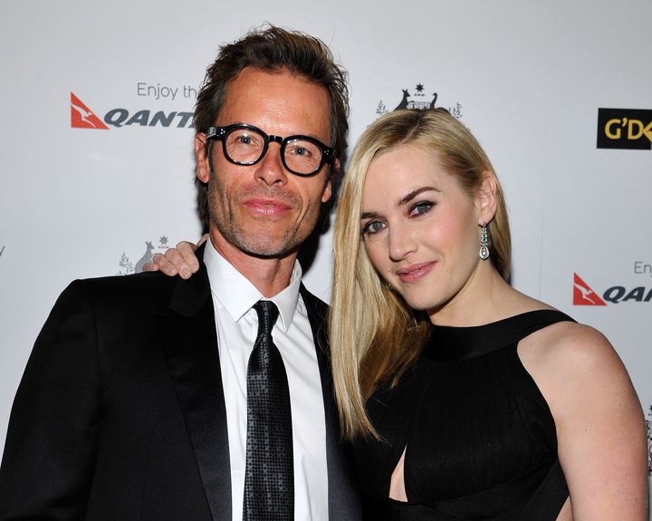 Guy Pearce and Kate Winslet in 2012
